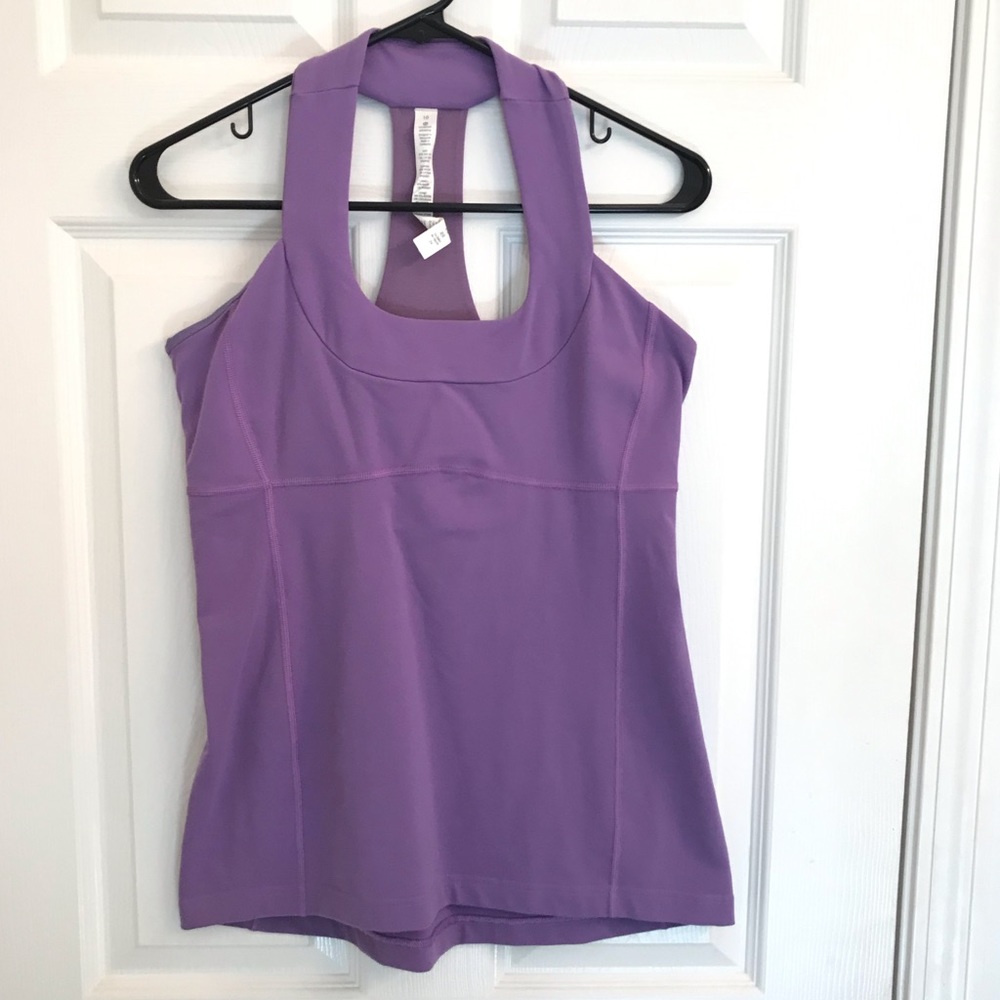 LULULEMON Scoop Neck Yoga Tank Purple Size 10